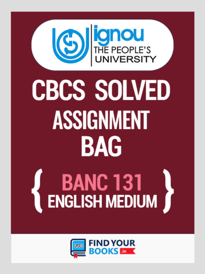 BANC 131 Solved Assignment for Ignou 2019-20 - English Medium