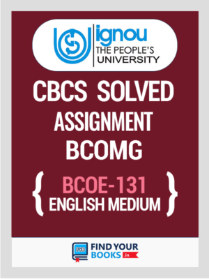 BCOE-131 Solved Assignment for Ignou 2019-20 - English Medium