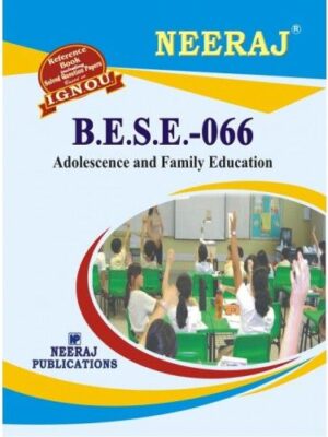 IGNOU : BESE-066 Adolescence & Family Education- English Medium