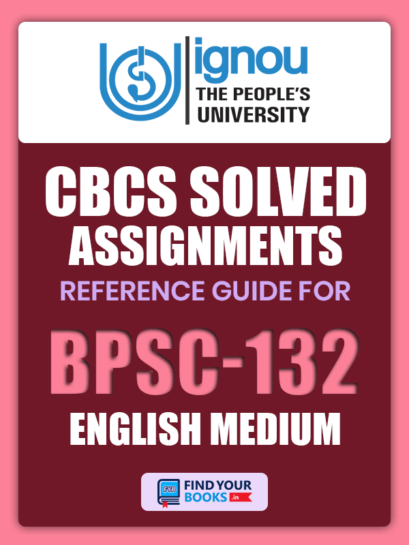 BPSC132 Ignou Solved Assignment English Medium