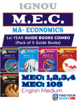 Ignou MEC 1st Year Guidebooks English Medium