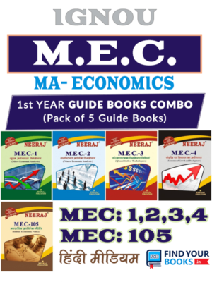 IGNOU MEC Books - MA Economics Guides for Exams Preparation