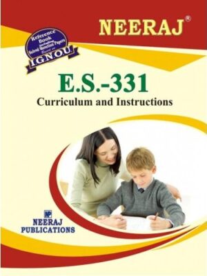 IGNOU : ES-331 Curriculum and Instructions- English Medium