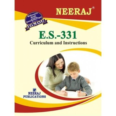 IGNOU : ES-331 Curriculum and Instructions- English Medium