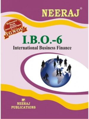Ignou IBO-6 Guide Book English Medium