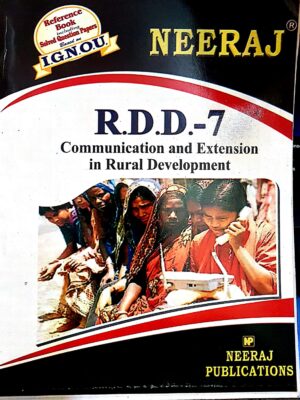 Buy RDD7 Communication and Extension in Rural Development  guide in English medium) at Low Prices in India |  findyourbooks.in