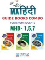 IGNOU MA hindi 2nd year books - MHD-1