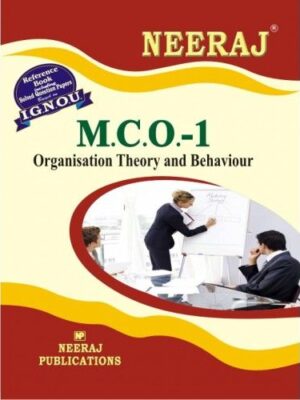 Ignou MCO-1 Guide Book English Medium