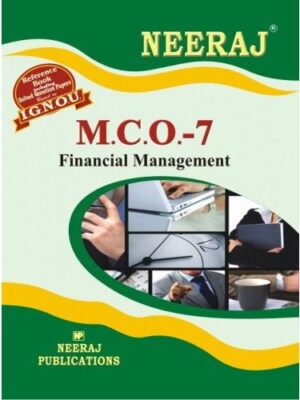 Ignou MCO-7 Guide Book English Medium by Neeraj