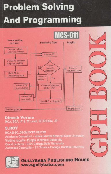 MCS011 Problem Solving And Programming (IGNOU Help book for MCS-011 in English Medium)