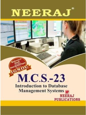 MCS23 Introduction To DBMS  ( 3rd Semester )