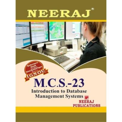 MCS23 Introduction To DBMS  ( 3rd Semester )