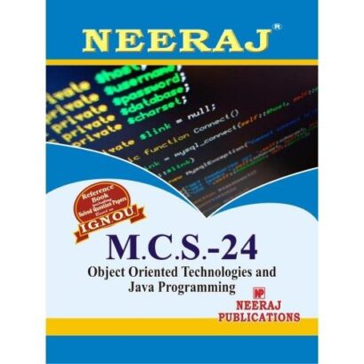 MCS24  Object Oriented Technologies And Java Programming ( 4th Semester )