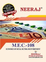 IGNOU MEC108 Guide Book English Medium