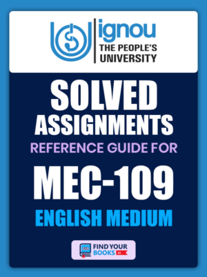 MEC109 IGNOU Solved Assignment English Medium