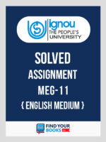 MEG11 IGNOU Solved Assignment
