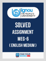 MEG6 IGNOU Solved Assignment