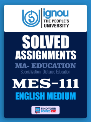 MES11 IGNOU Solved Assignment