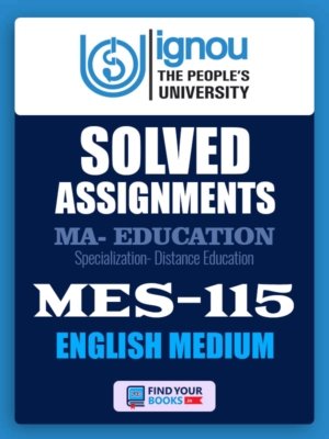 MES115 IGNOU Solved Assignment