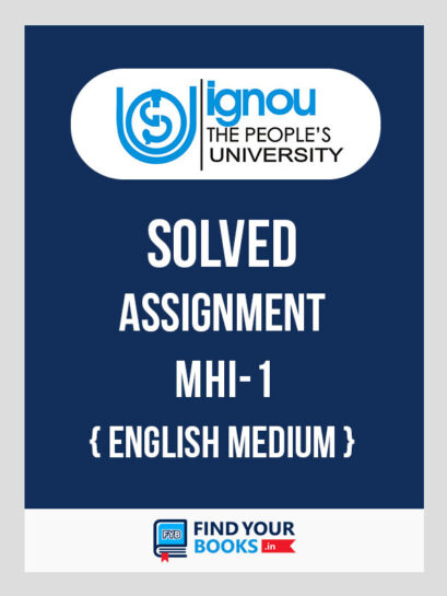 MHI1 Ignou Solved Assignment English Medium