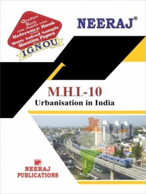 MHI10 Urbanisation in India ( IGNOU Guide Book For MHI10 )  Hindi Medium