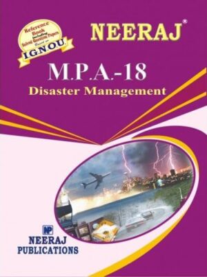 IGNOU: MPA-18  Disaster Management-English Medium