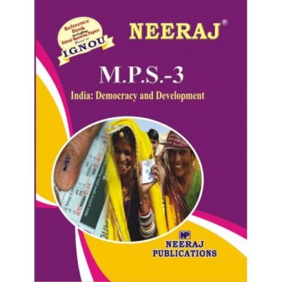 IGNOU: MPS-3 India: Democracy&  Development-English Medium