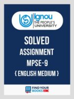 MPSE9 IGNOU Solved Assignment English Medium
