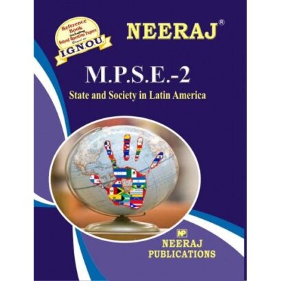 IGNOU: MPSE-2 STATE & SOCIETY IN LATIN AMERICA- English Medium