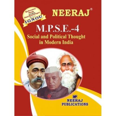 IGNOU: MPSE-4 Social and Political Thoughts in Modern India- English Medium 