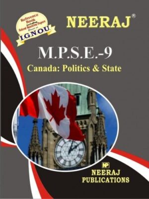 IGNOU: MPSE-9 Canada: Politics & State- English Medium