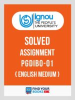 PGDIBO1 IGNOU Solved Assignment English