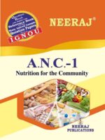 ANC1 Nutritions For Community ( IGNOU Guide Book For ANC1 ) English Medium