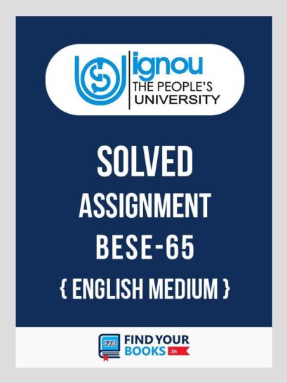 BESE65 HIV and AIDS Education - IGNOU Solved Assignment 2018-19 - English Medium
