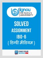 IBO6 IGNOU Solved Assignment Hindi Medium