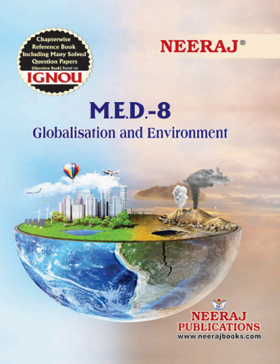 MED8 Globalization and Environment ( IGNOU Guide Book For MED8 ) English Medium?