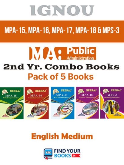 IGNOU MPA 2nd Year Guidebook English
