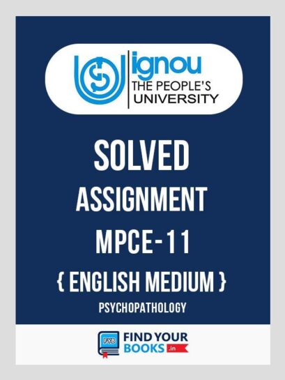 MPCE11 Ignou Solved Assignment English Medium