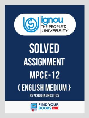 MPCE12 Ignou Solved Assignment English Medium