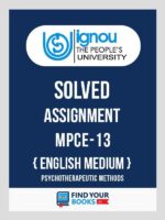 MPCE13 Ignou Solved Assignment English Medium