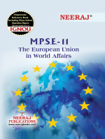 MPSE11 European Union In World Affairs ( IGNOU Guide Book for MPSE11 ) English Medium