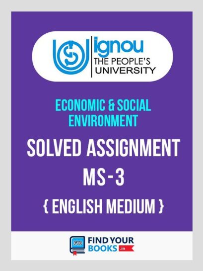MS3 Ignou Solved Assignment