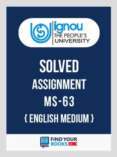 IGNOU MS-63 Product Management Solved Assignment 2018 English Medium