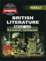 BEGC-133 : Ignou GuideBook in English Medium - British Literature