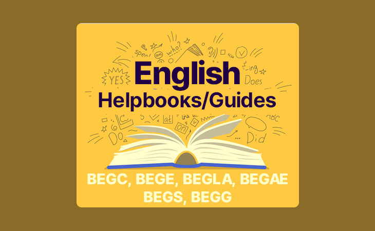 Ignou English Books Guides for BAG, BA Honours