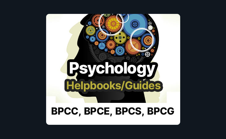 Ignou Psychology Books for BAG BA Honours