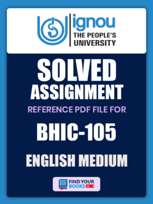 bhic105 ignou solved assignment