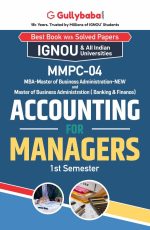 MMPC-004 (Accounting for Managers) IGNOU Guidebook English Medium (GPH)