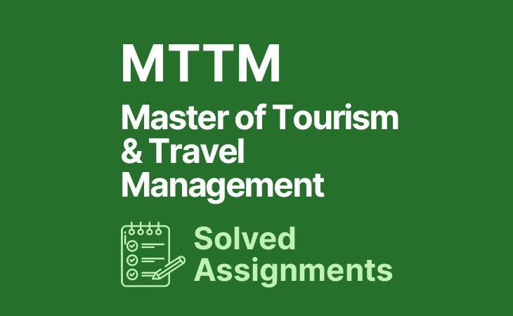 MTTM Solved Assignments (IGNOU)